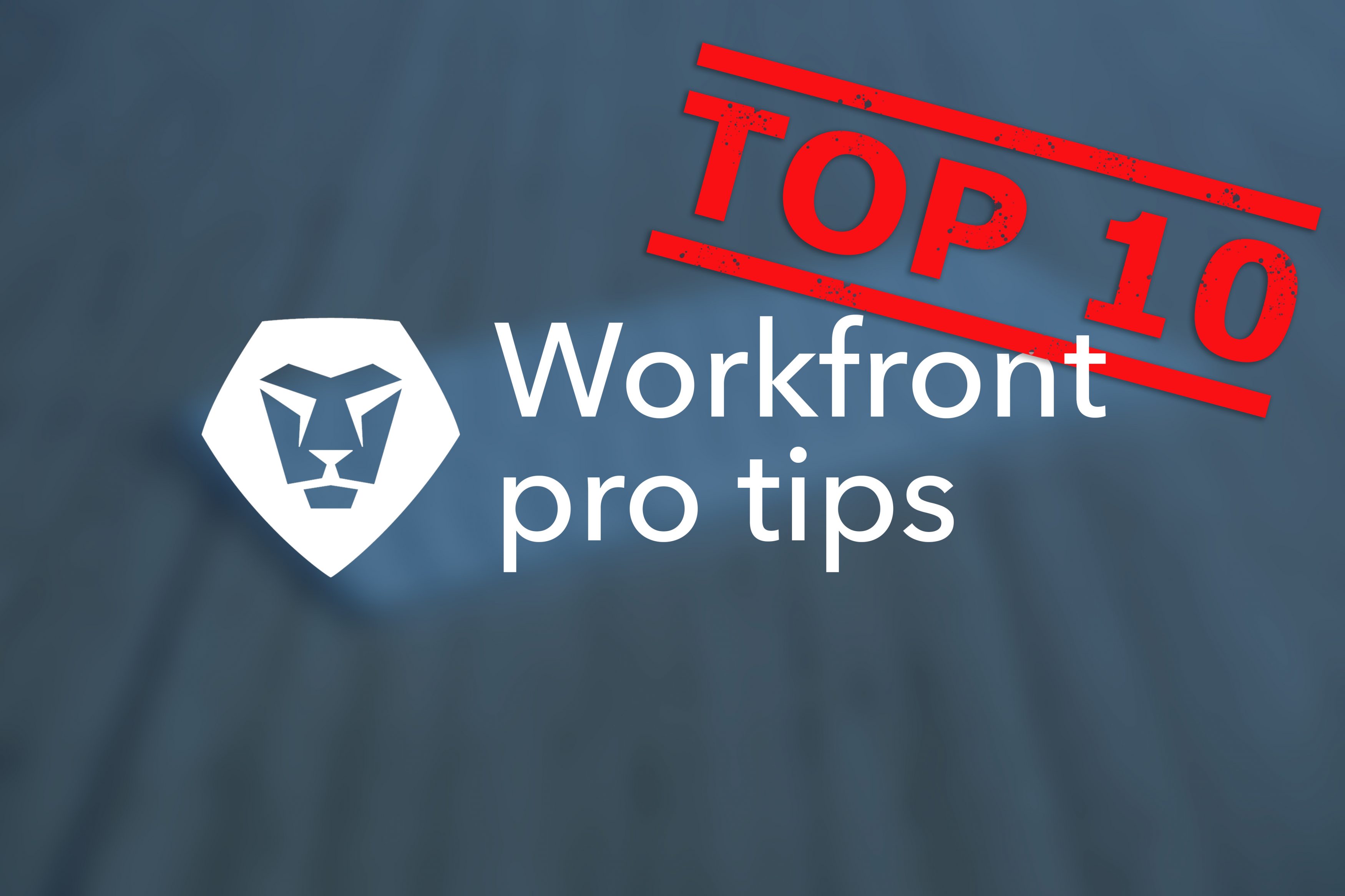 Top 10 Workfront tips LeapPoint